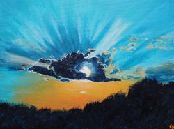 Painting: God Rays 2